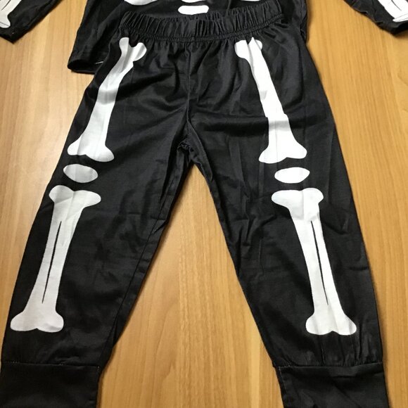 Skeleton Halloween Costume Pajama for kids Size 3T - Picture 2 of 5